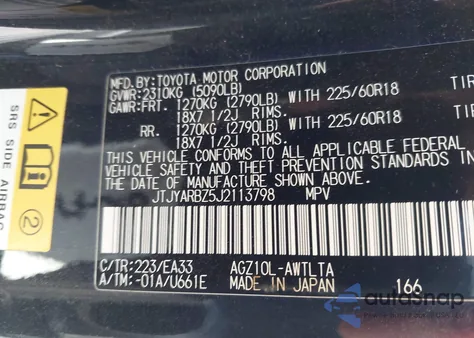 2018 Lexus Nx 300 from USA, damaged, VIN JTJYARBZ5J2113798